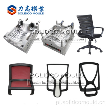Forma wtrysku oparcia krzesła biurowego